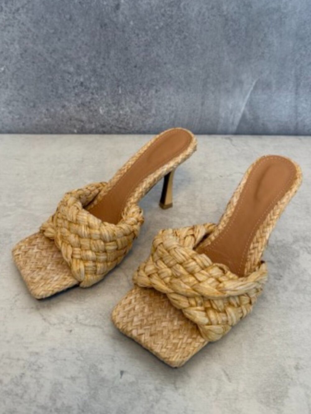 Unbranded Raffia Heel